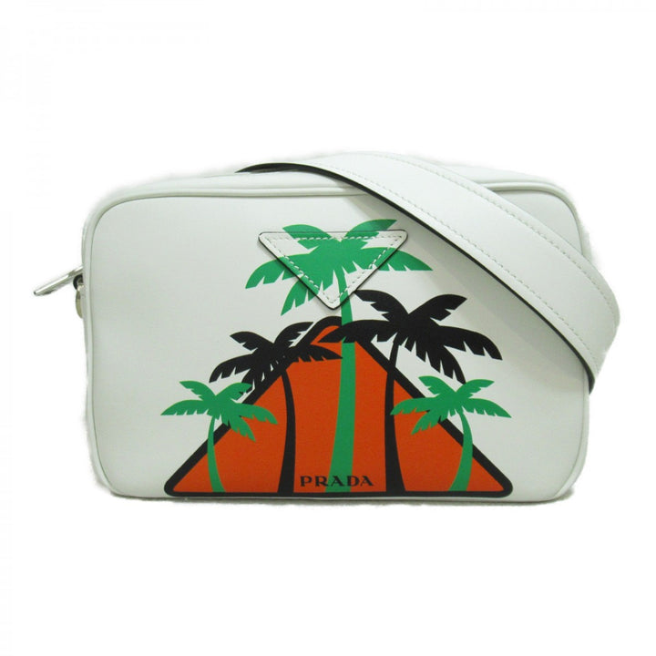 City Calf Palm Tree Print Camera Bag 1BH093