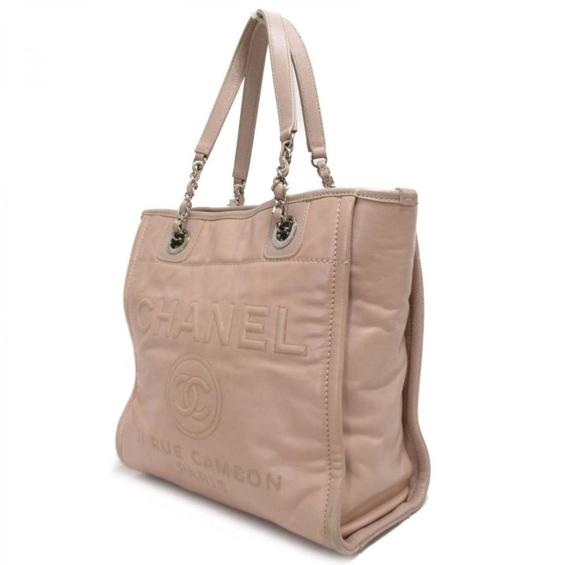 Glazed Calfskin Deauville Tote