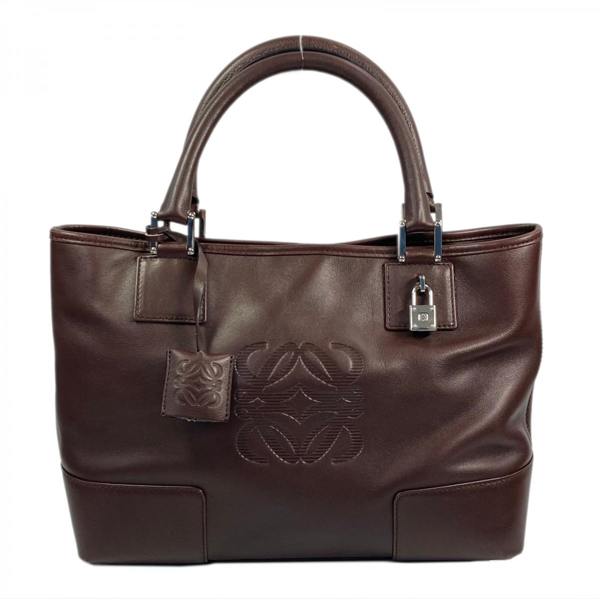 Anagram Leather Handbag