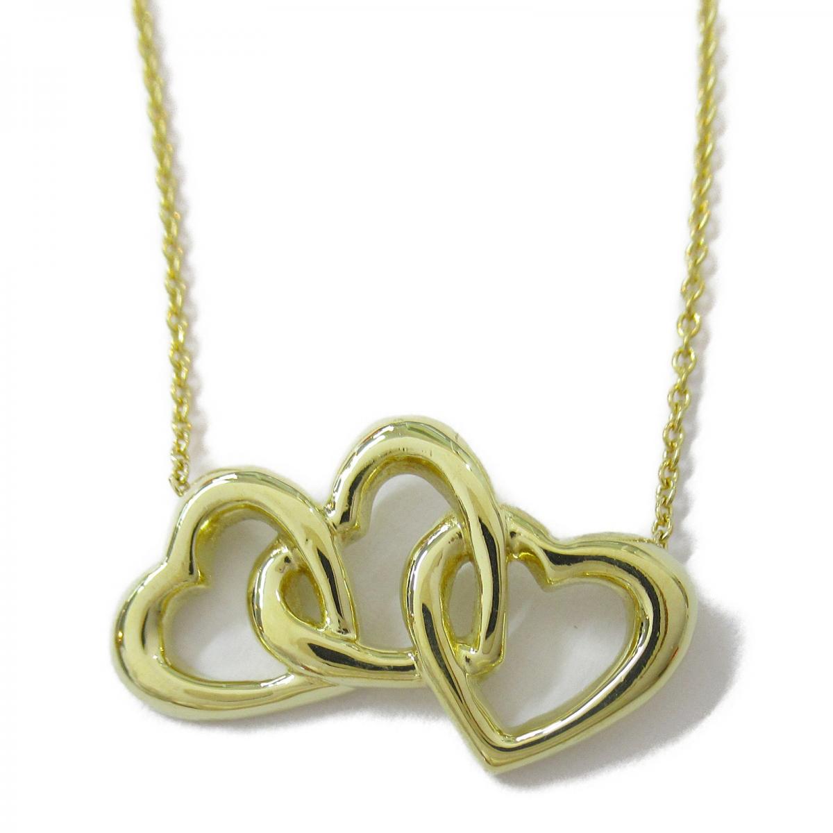 Triple Heart Pendant Necklace