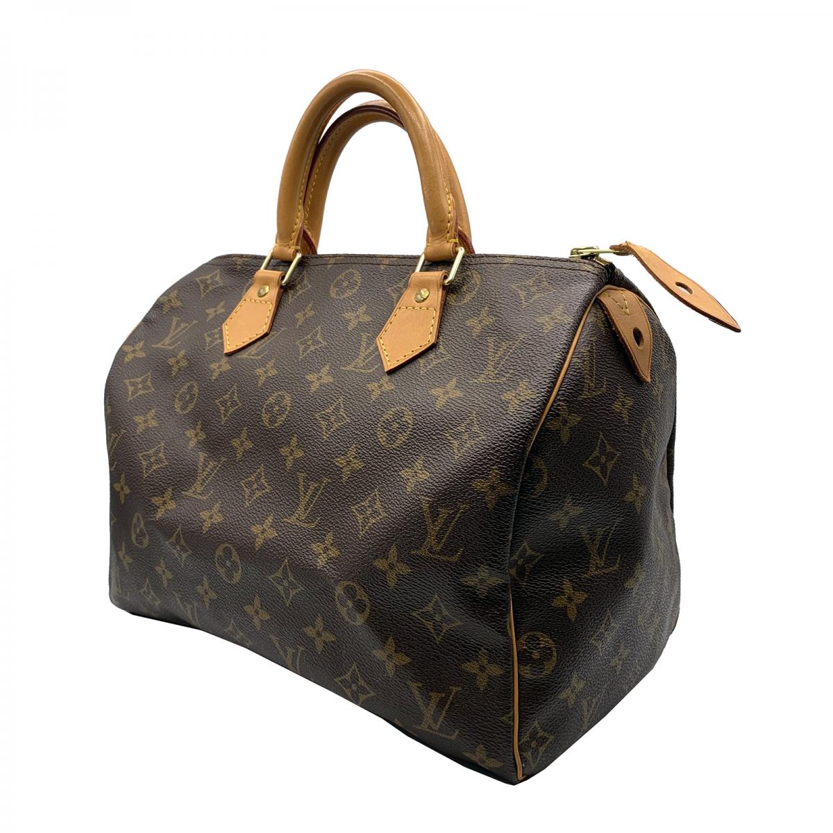 Authentic Louis Vuitton Monogram Speedy 30 Hand Bag Boston Bag M41526 Used  F/S
