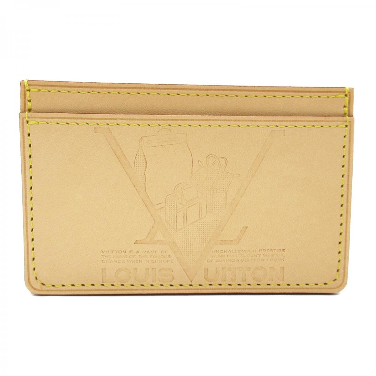 Louis Vuitton Vachetta Leather Voyages Card Holder Wallet