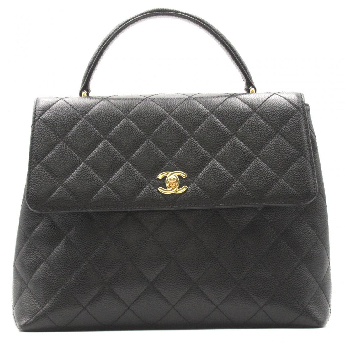 Quilted Caviar Coco Handle Bag