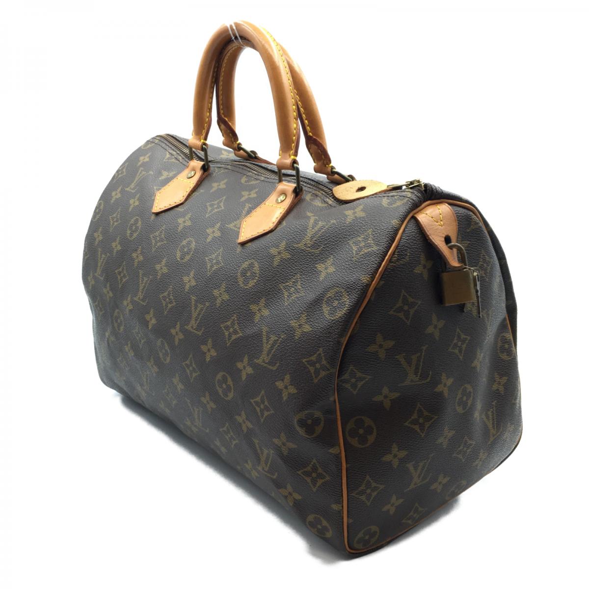 Pre-Owned Louis Vuitton Monogram Speedy 35 M41524 Handbag (Fair) 