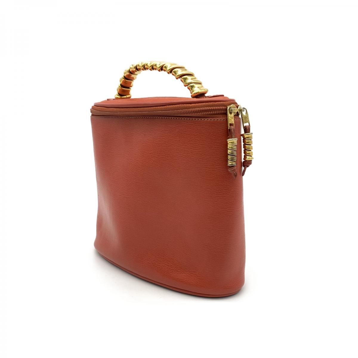 Velazquez Leather Cosmetic Handbag