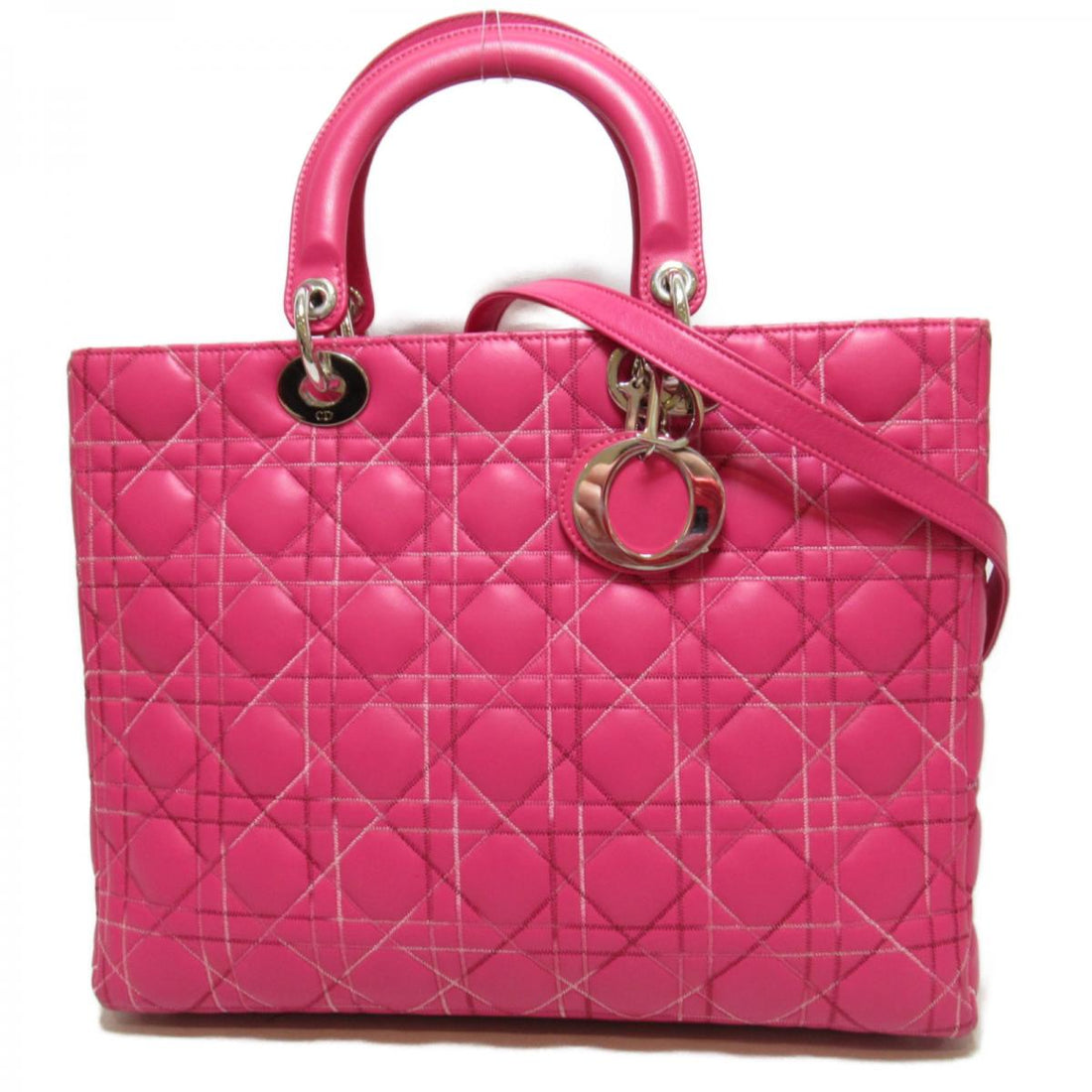 Large Cannage Leather Lady Dior