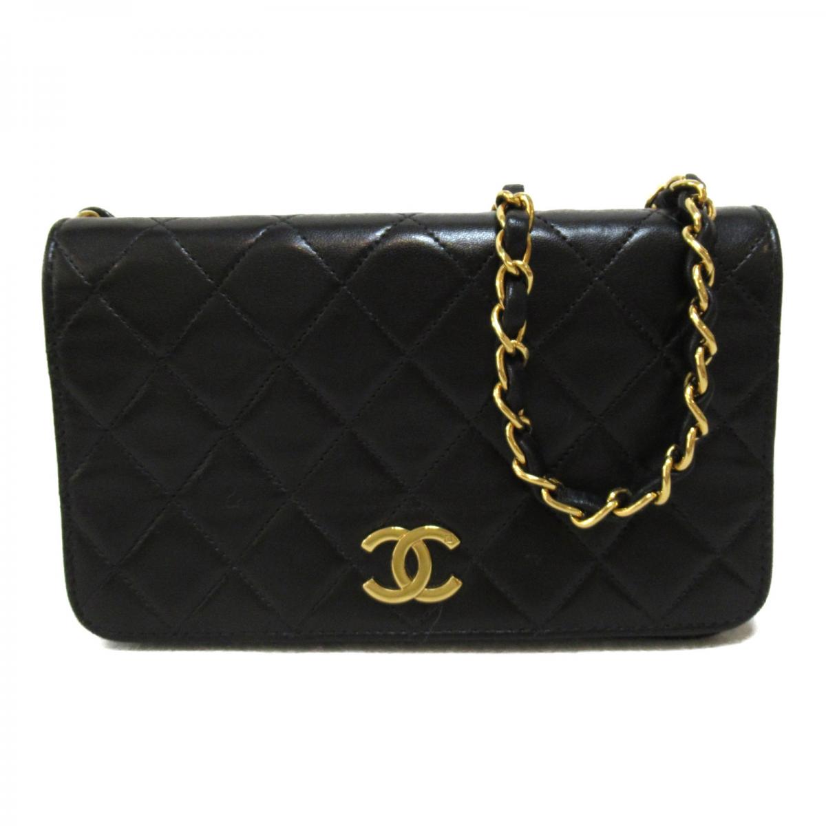 CC Quilted Full Flap Crossbody Bag