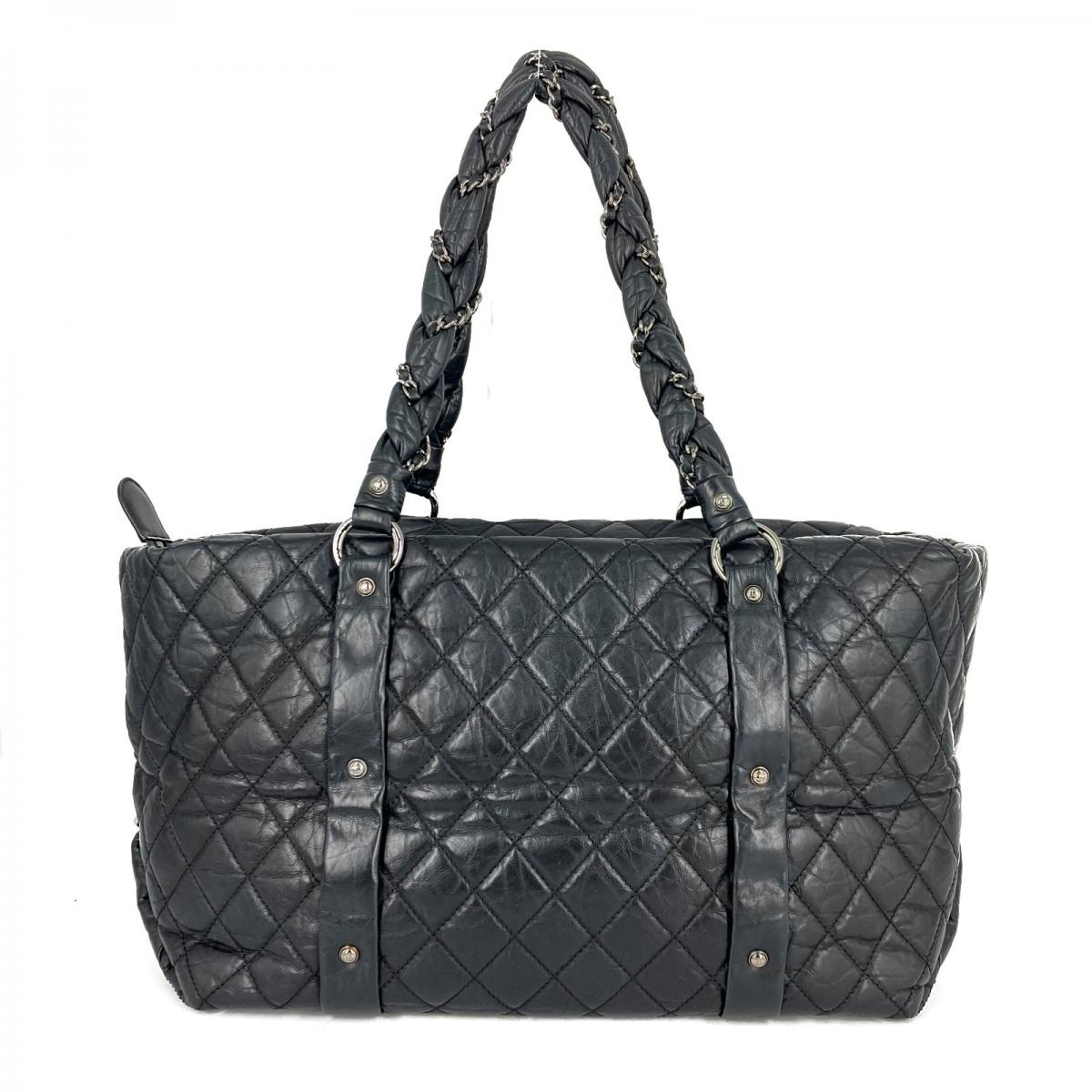 Quilted Leather Lady Braid Tote