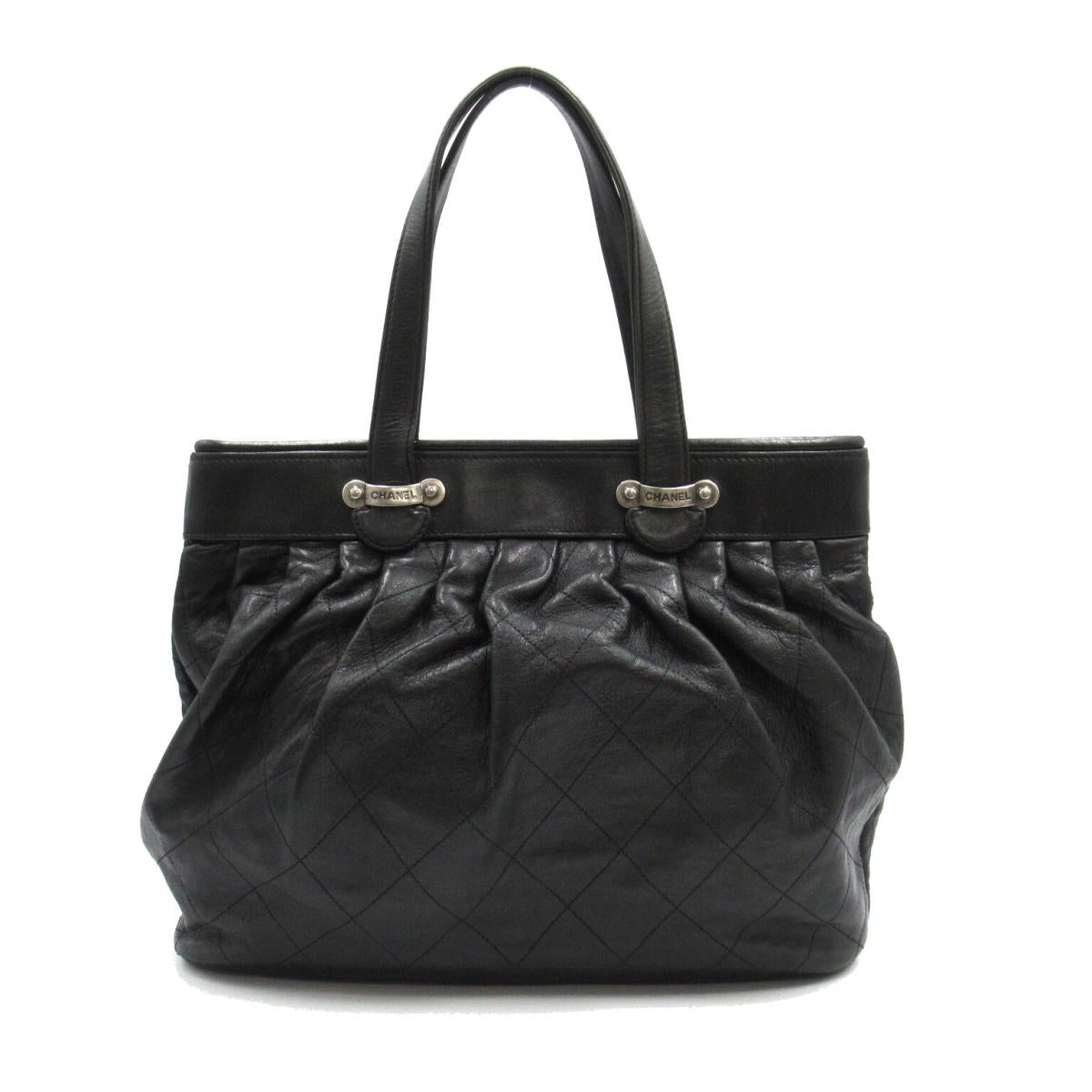 Quilted Leather Tote Bag