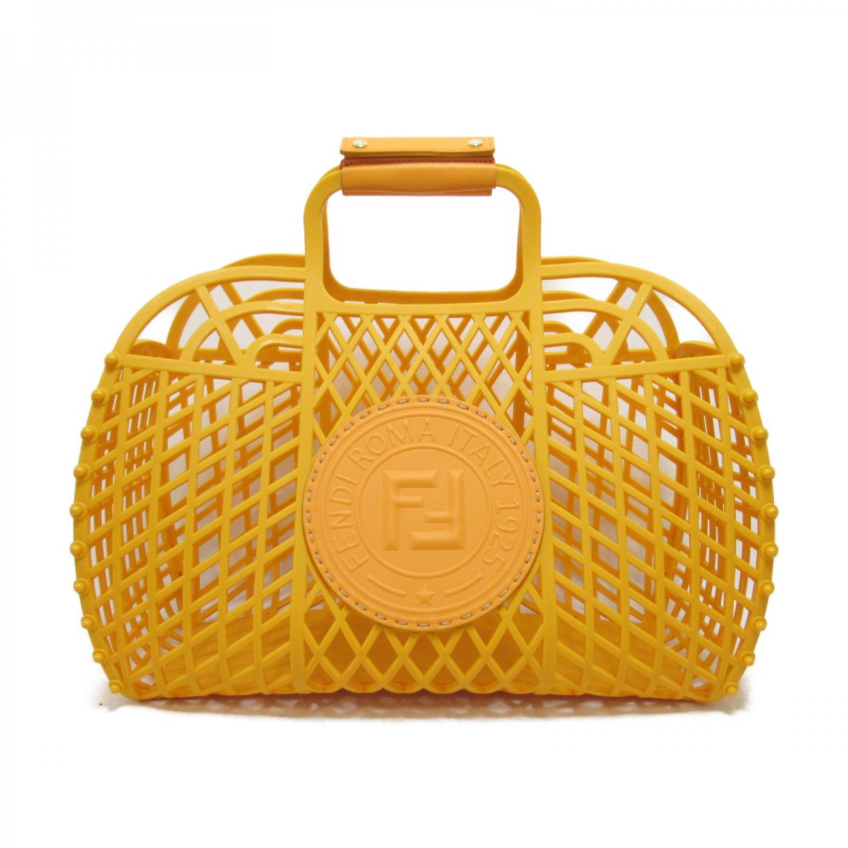 Logo Embossed Plastic Basket Bag