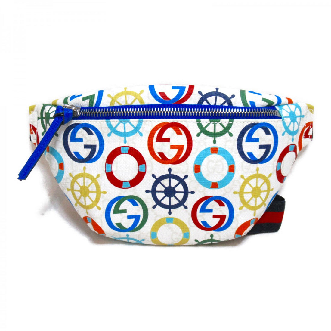 Children's GG Sea Print Belt Bag 502000