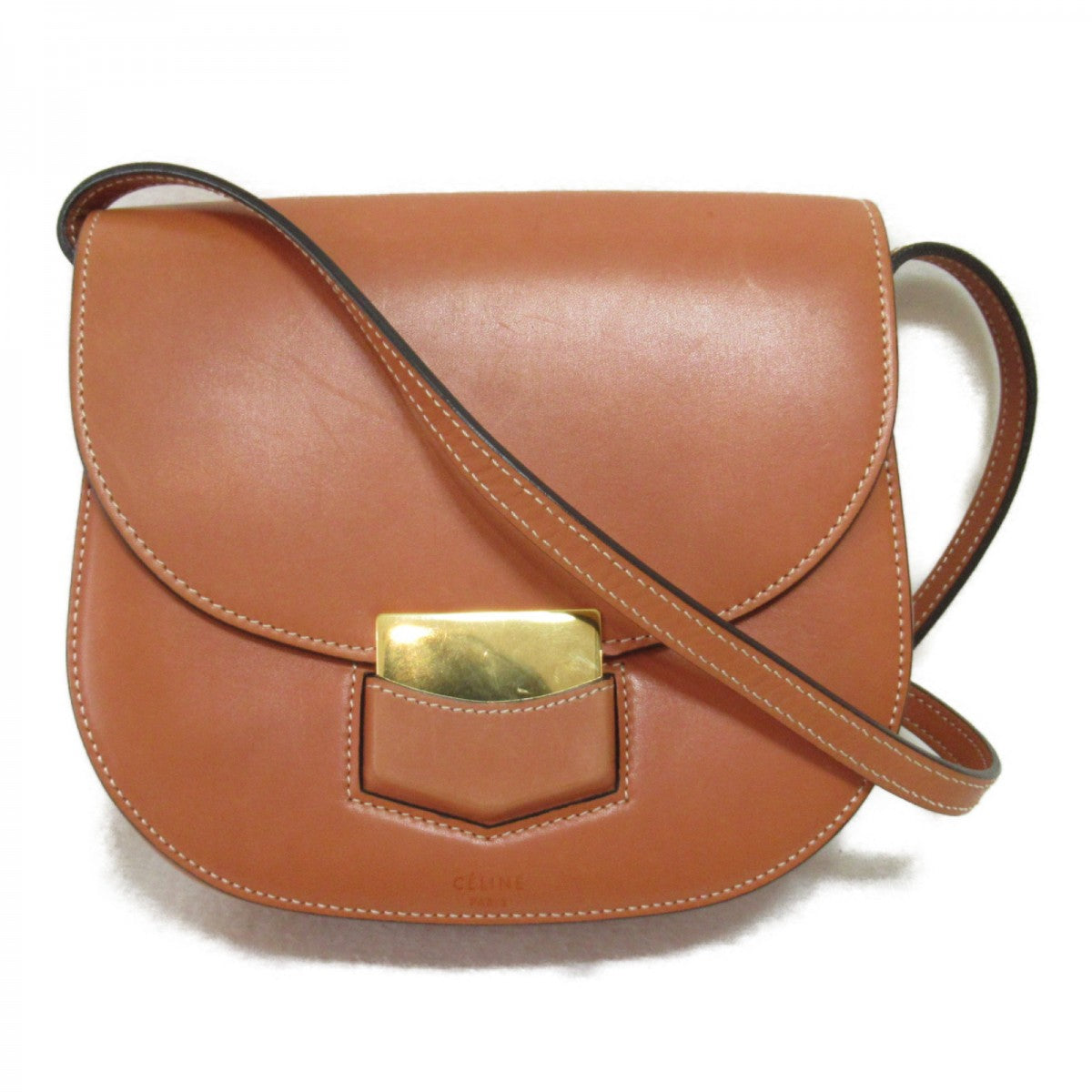 Leather Trotteur Crossbody Bag 17902