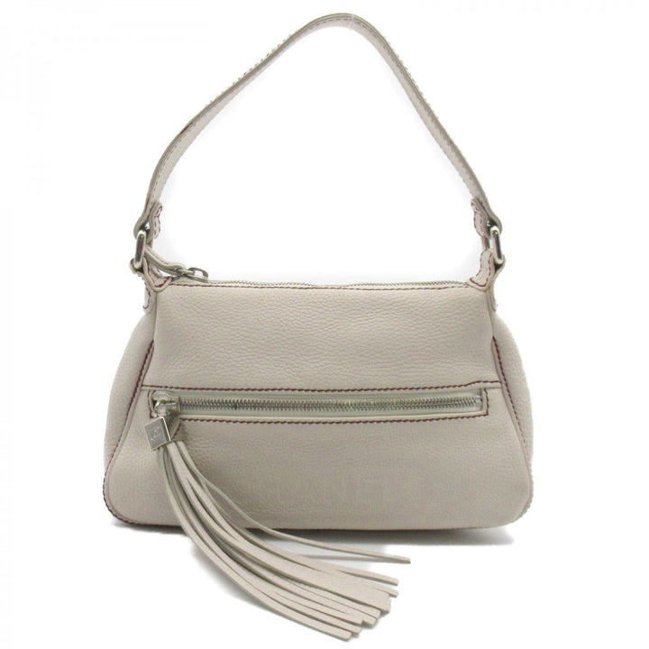 Leather Tassel Shoulder Bag