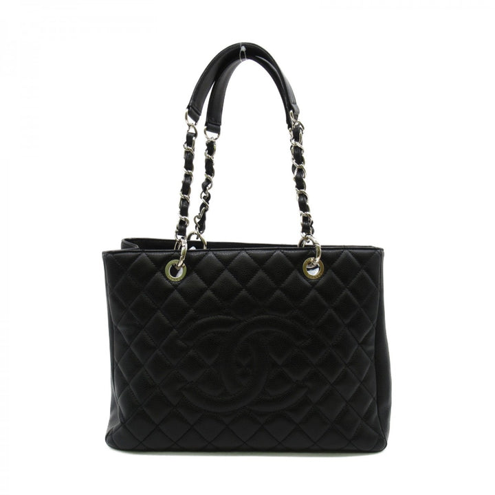 CC Quilted Caviar Chain Tote Bag A50995