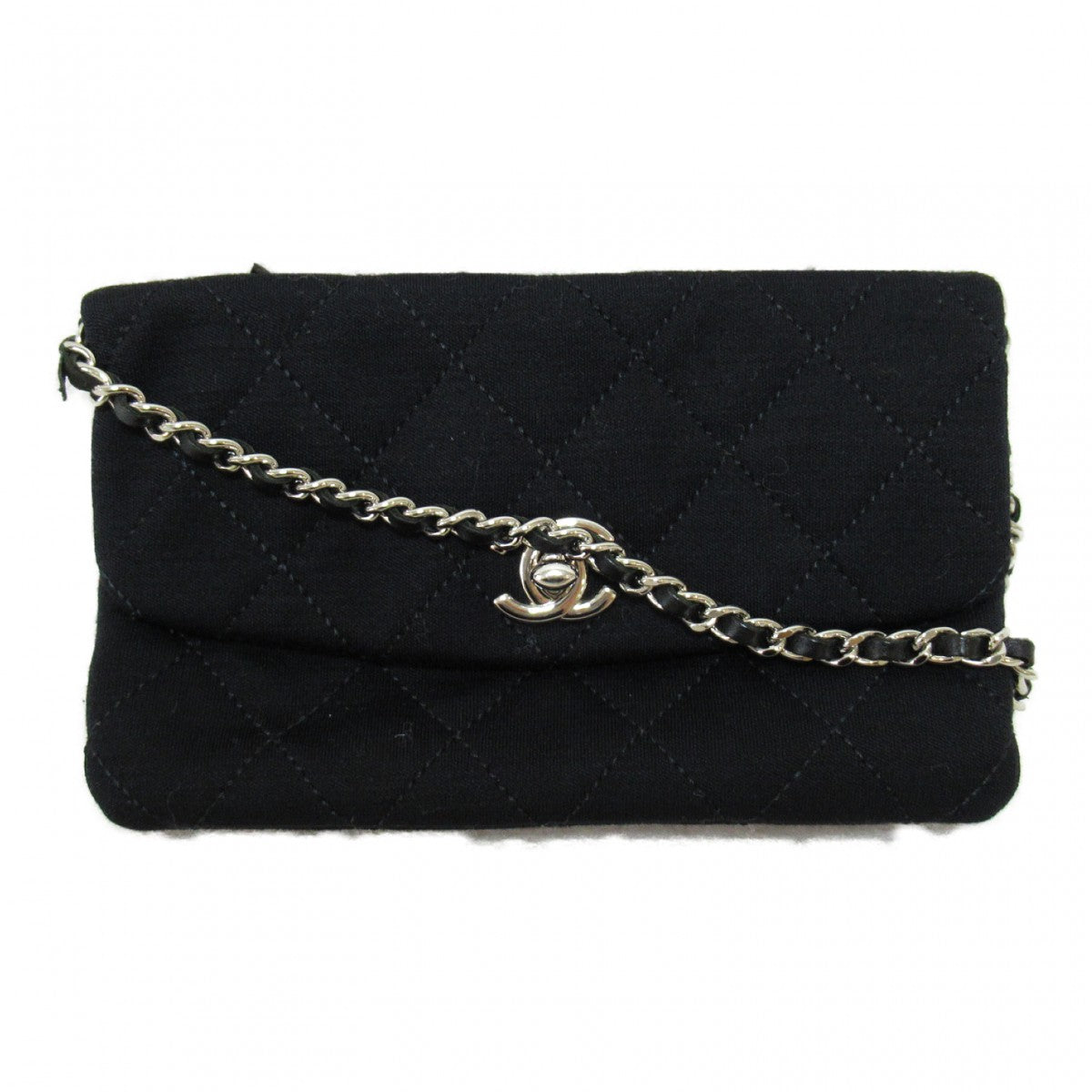 MIni Quilted Jersey Flap Bag
