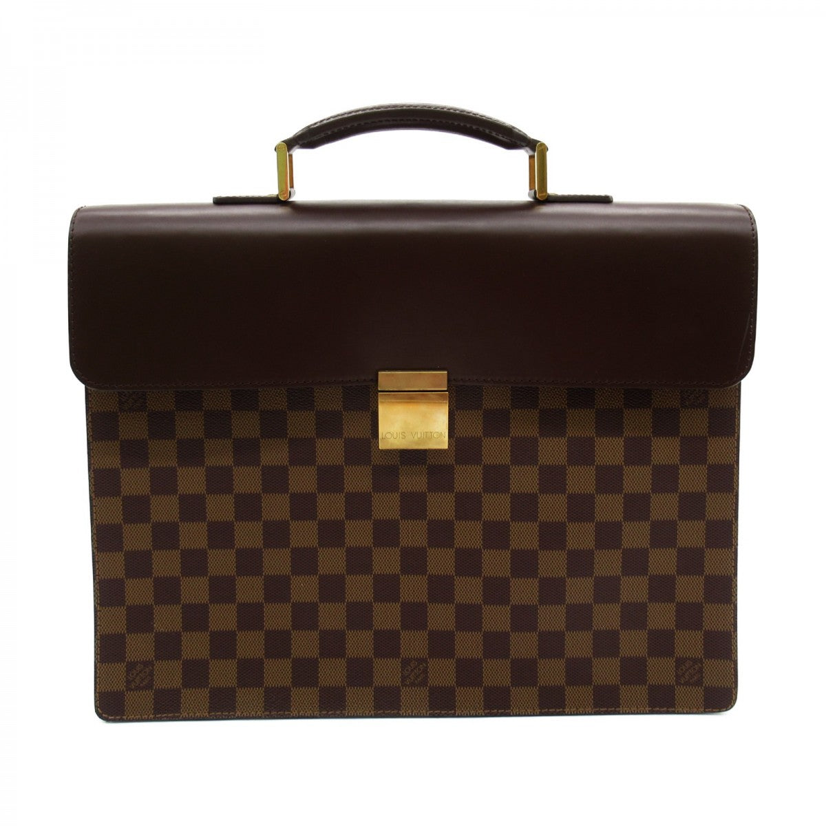 Louis Vuitton Damier Ebene Altona PM Canvas Business Bag N53315 in Excellent condition