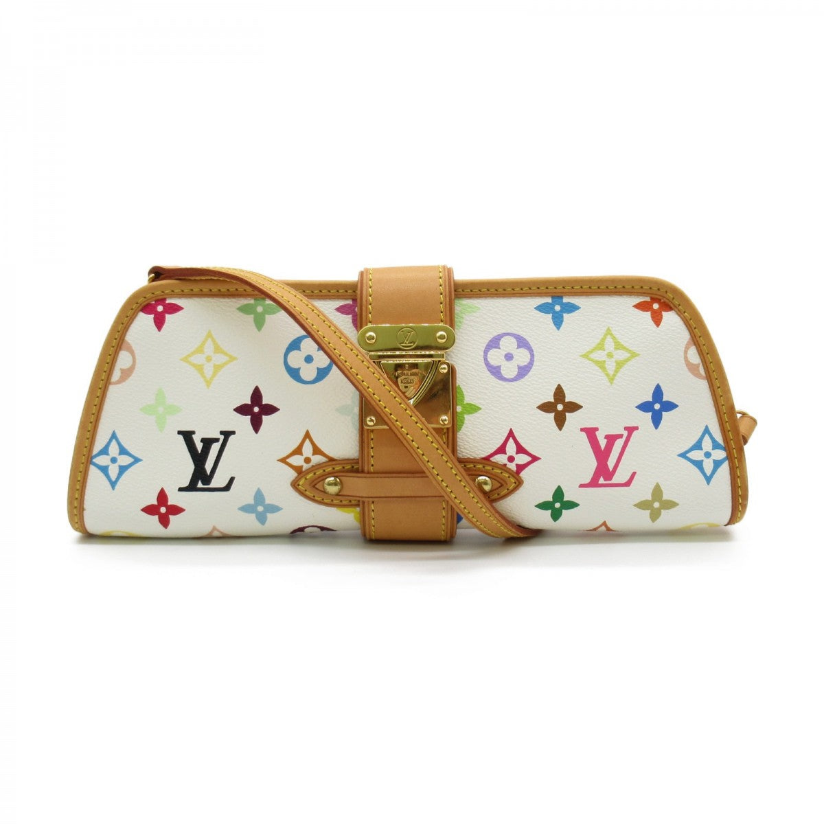 Louis Vuitton Monogram Multicolore Shirley White