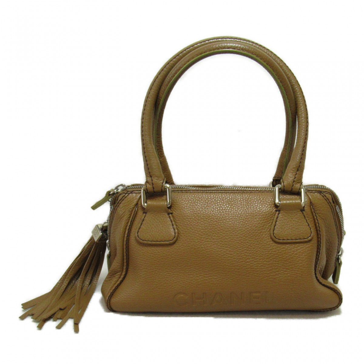 Leather Lax Tassel Bag A23050