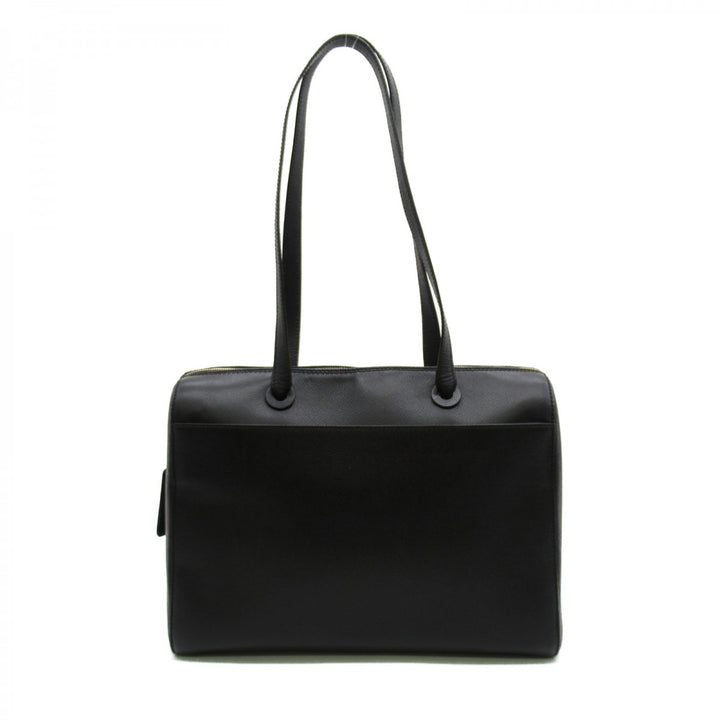 Leather Zip Tote Bag