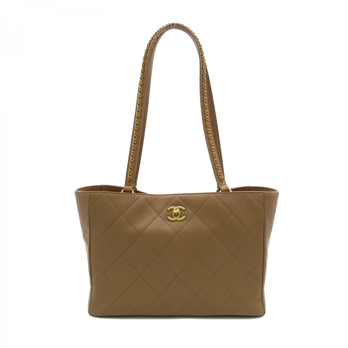 CC Quilted Leather Tote Bag
