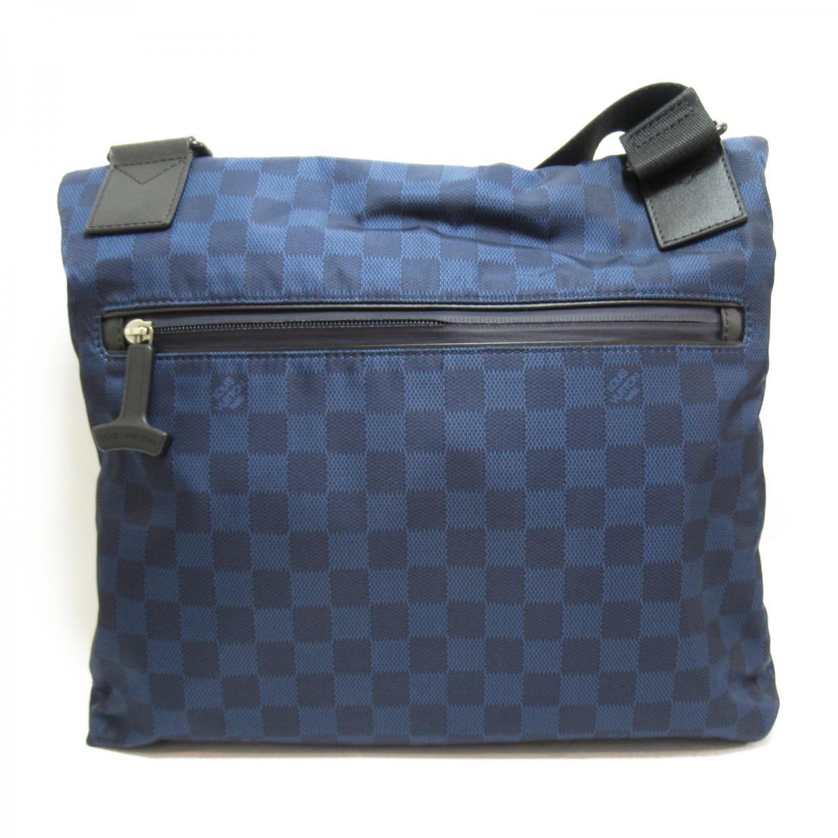 Blue Damier Nylon LV Cup Alize Crossbody Bag N41251
