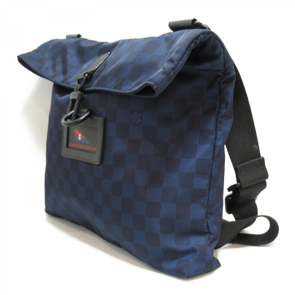 LOUIS VUITTON N41251 LV Cup Alize Damier Crossbody Shoulder Bag Blue [Used]