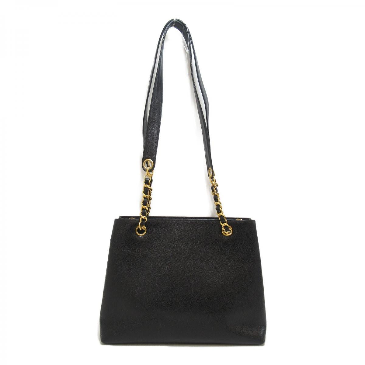 Caviar Leather Chain Shoulder Bag