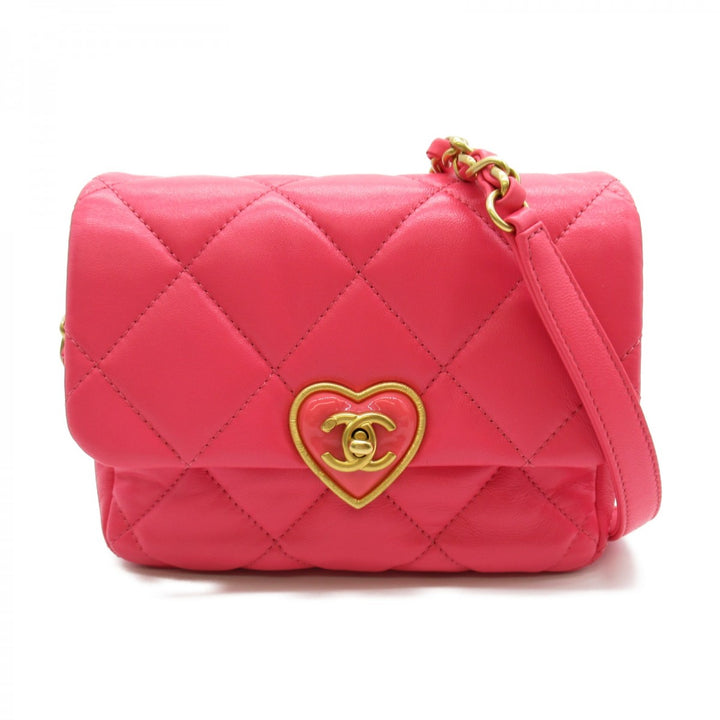 CC Quilted Leather Mini Flap Bag AS3979 B10682 NN272