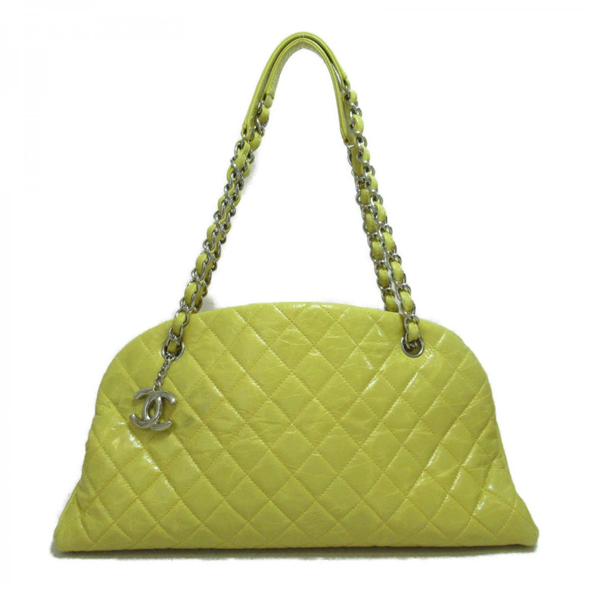 Just Mademoiselle Quilted Leather Bowling Bag