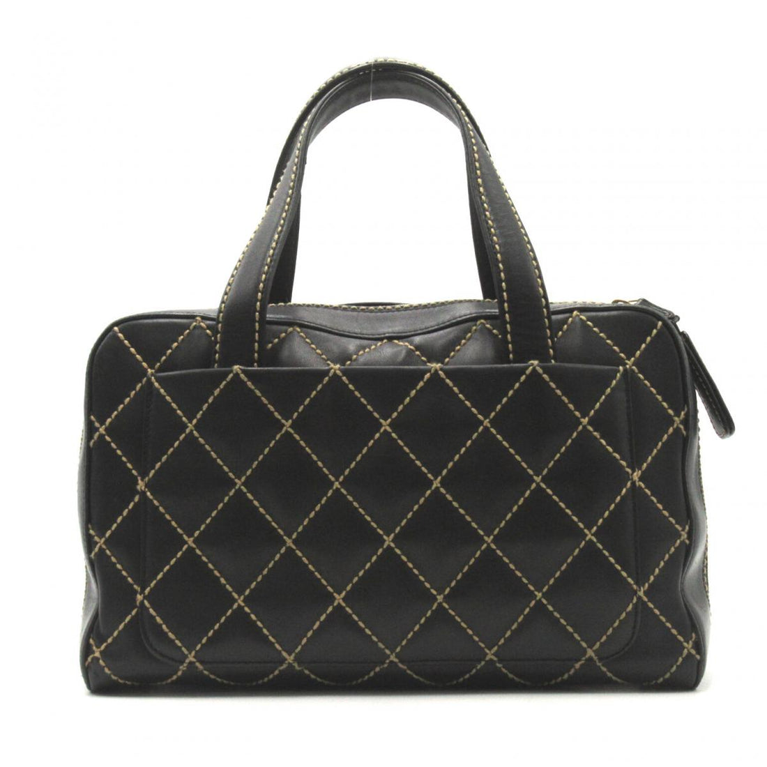 Surpique Leather Handbag