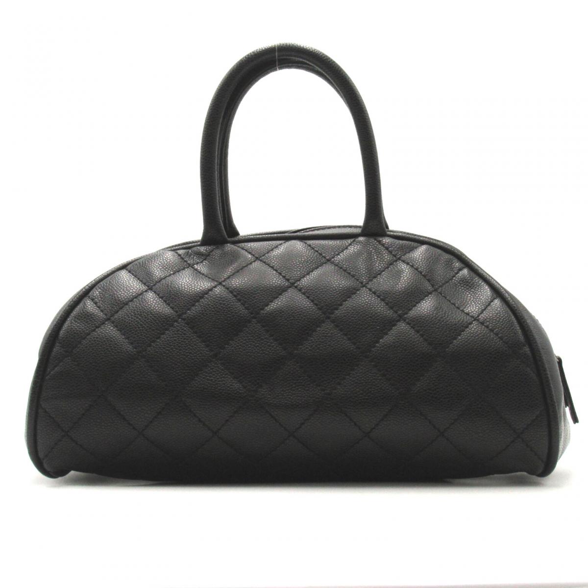 CC Quilted Caviar Bowling Bag