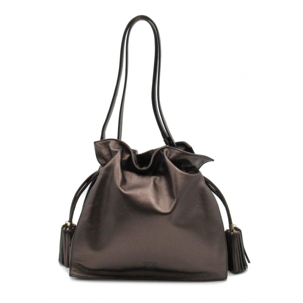 Leather Flamenco Shoulder Bag