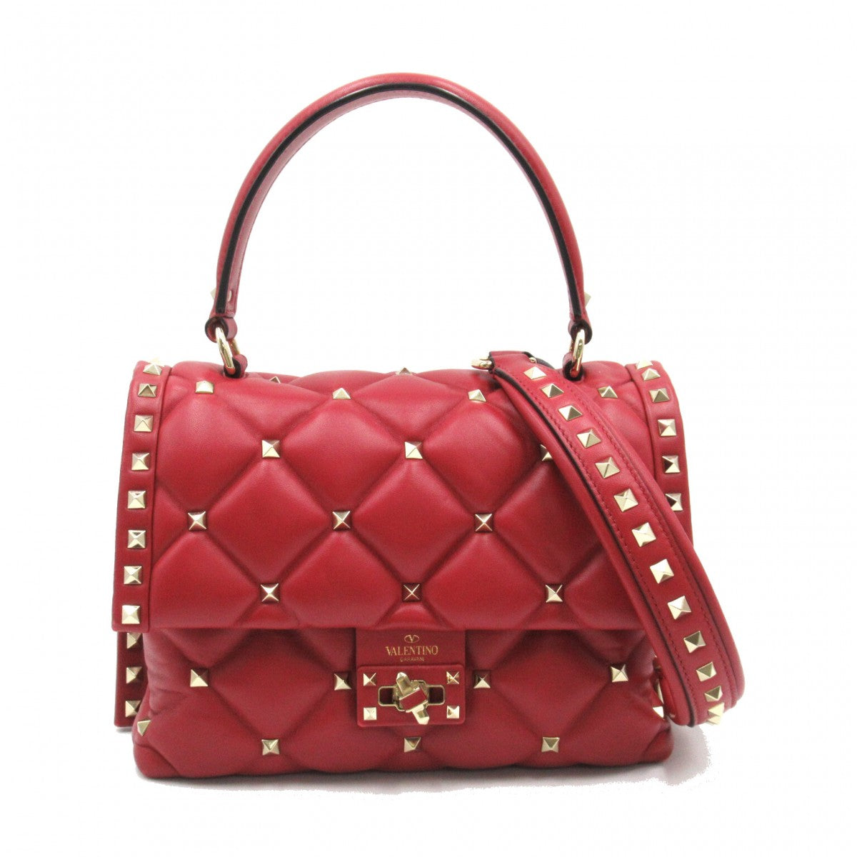 Quilted Leather Candystud Bag