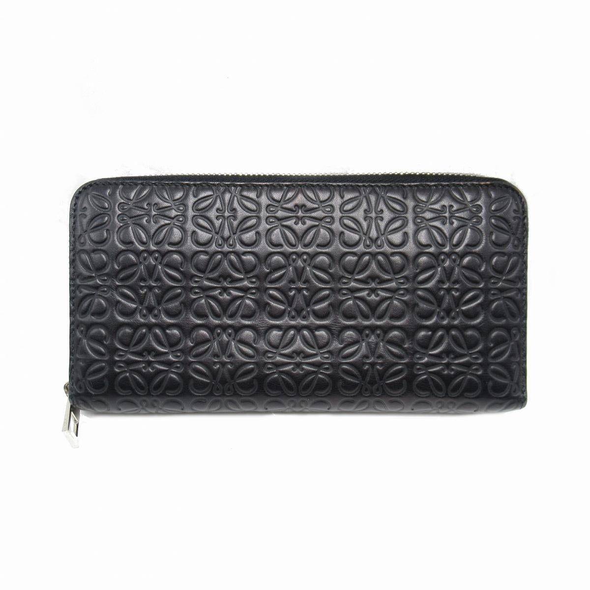 Anagram Leather Long Wallet