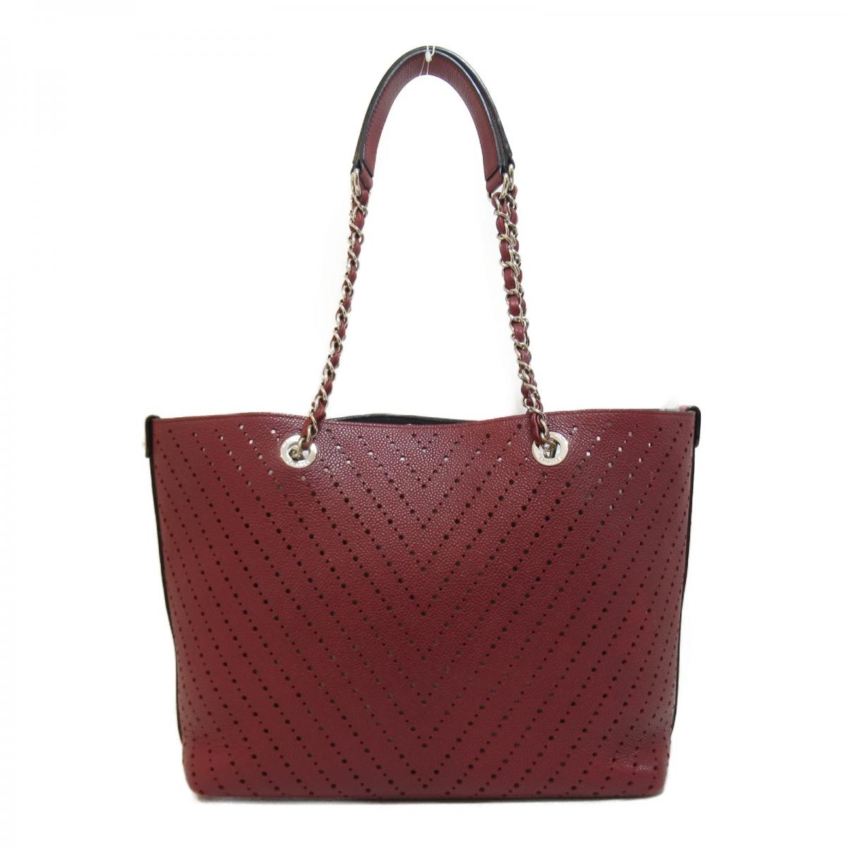 Perforated Leather Tote Bag