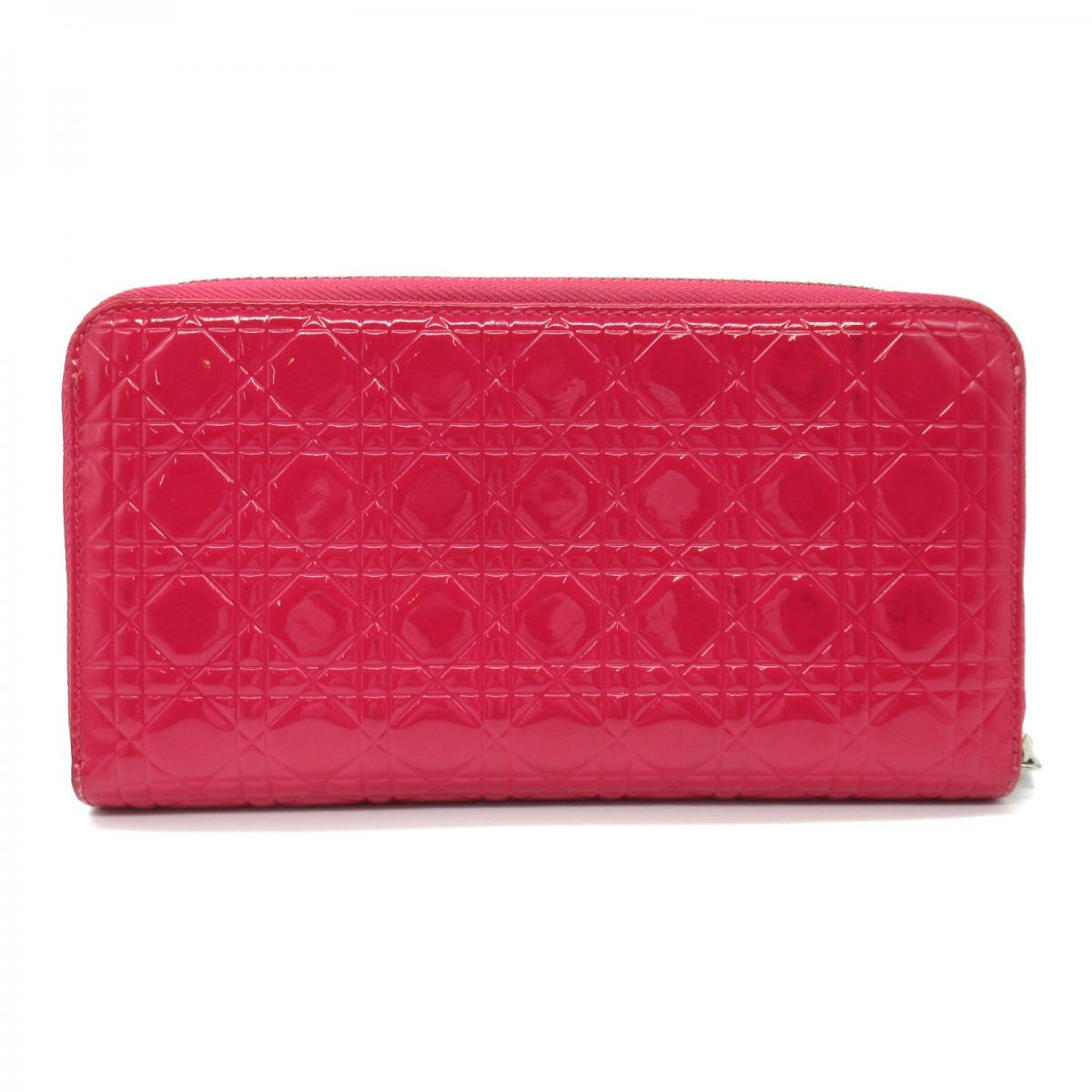 Cannage Patent Leather Continental Wallet