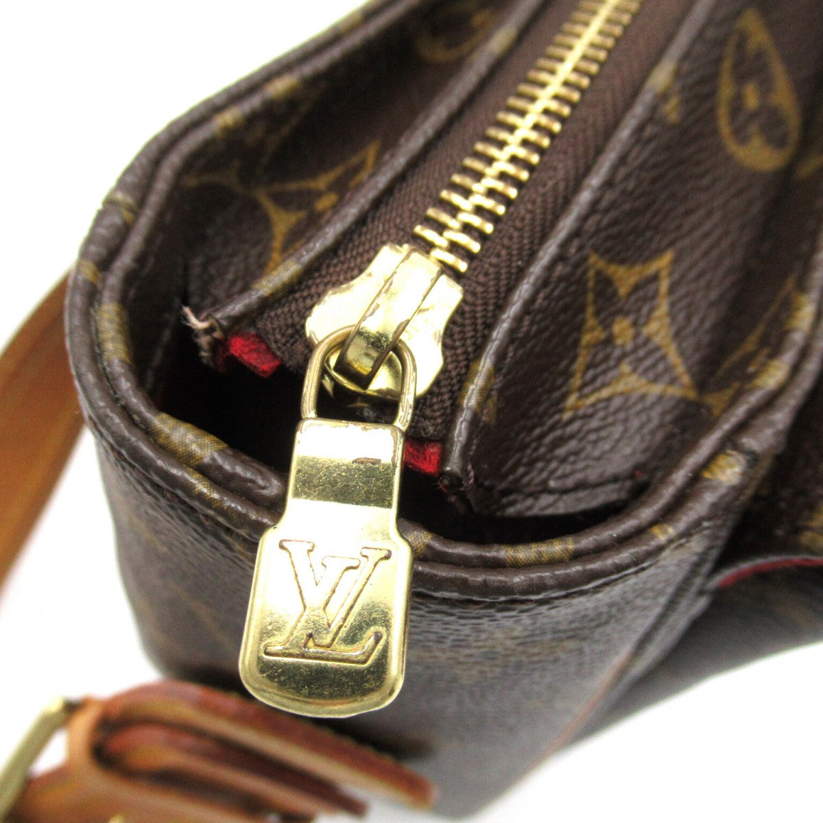 Auth Louis Vuitton Monogram Viva Cite GM M51163 Women's Shoulder Bag