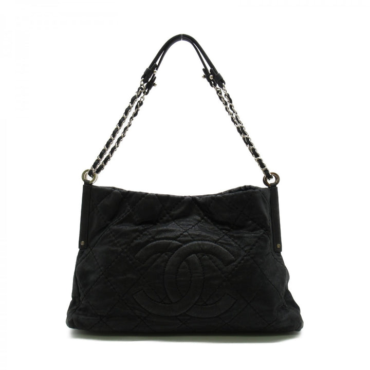 CC Quilted Leather Sea Hit Shoulder Bag