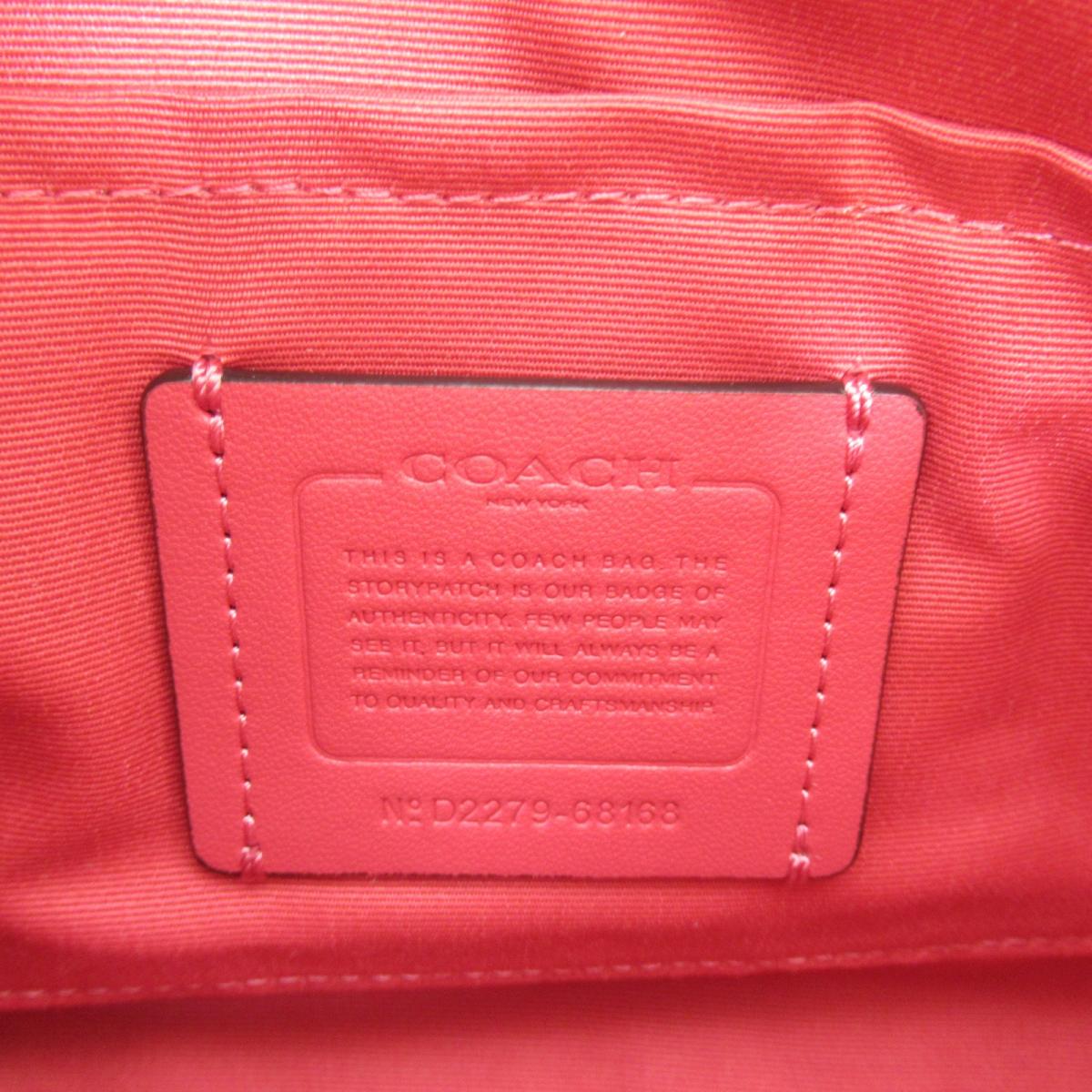 Original Coach Jes Crossbody In Signature Canvas Womens Crossbody Bag  F68168 - Brown / Red
