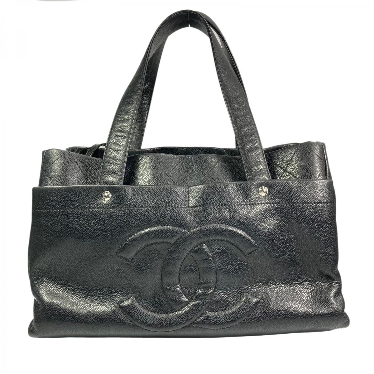 CC Leather Tote Bag