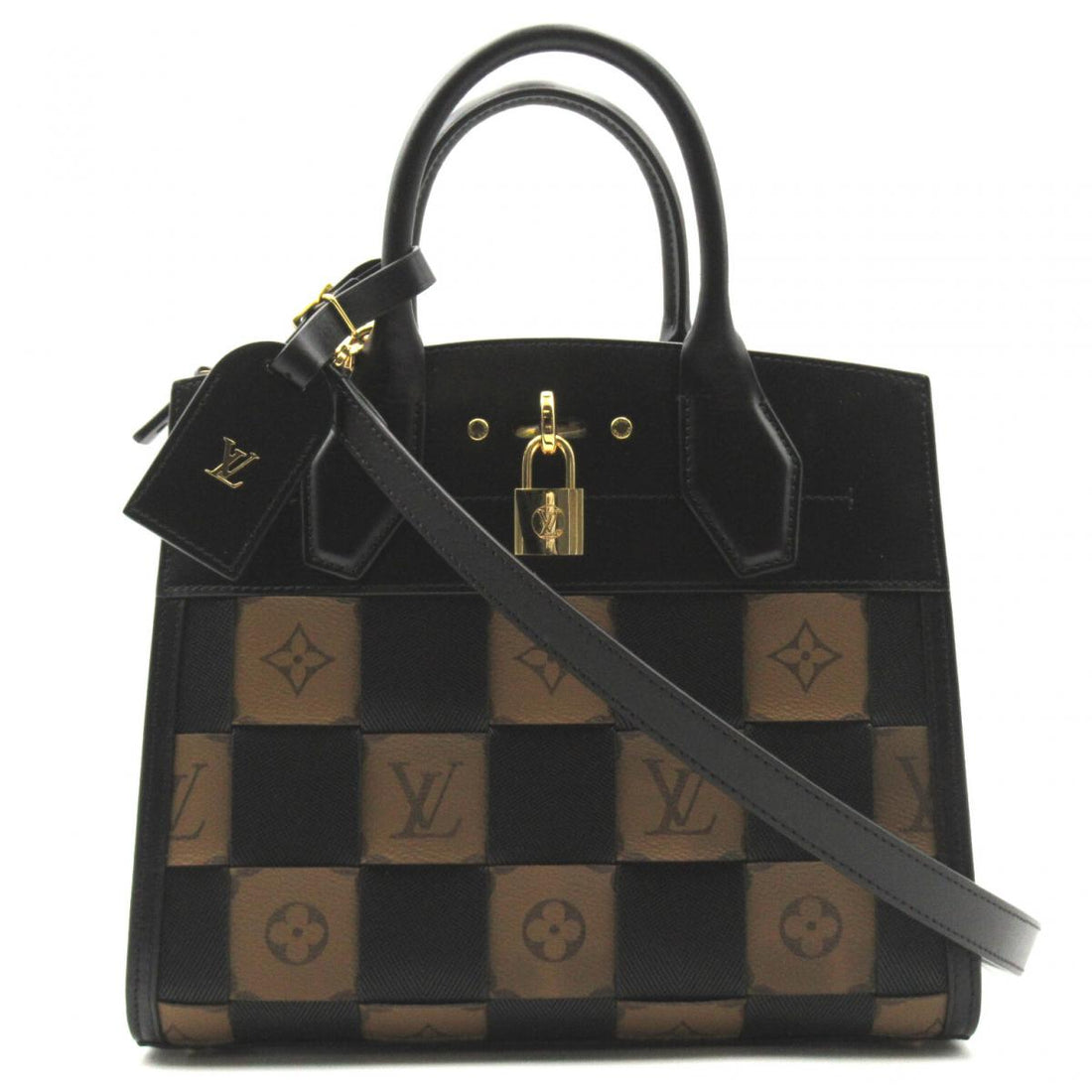 Monogram Damier Tressage City Steamer PM  M53252