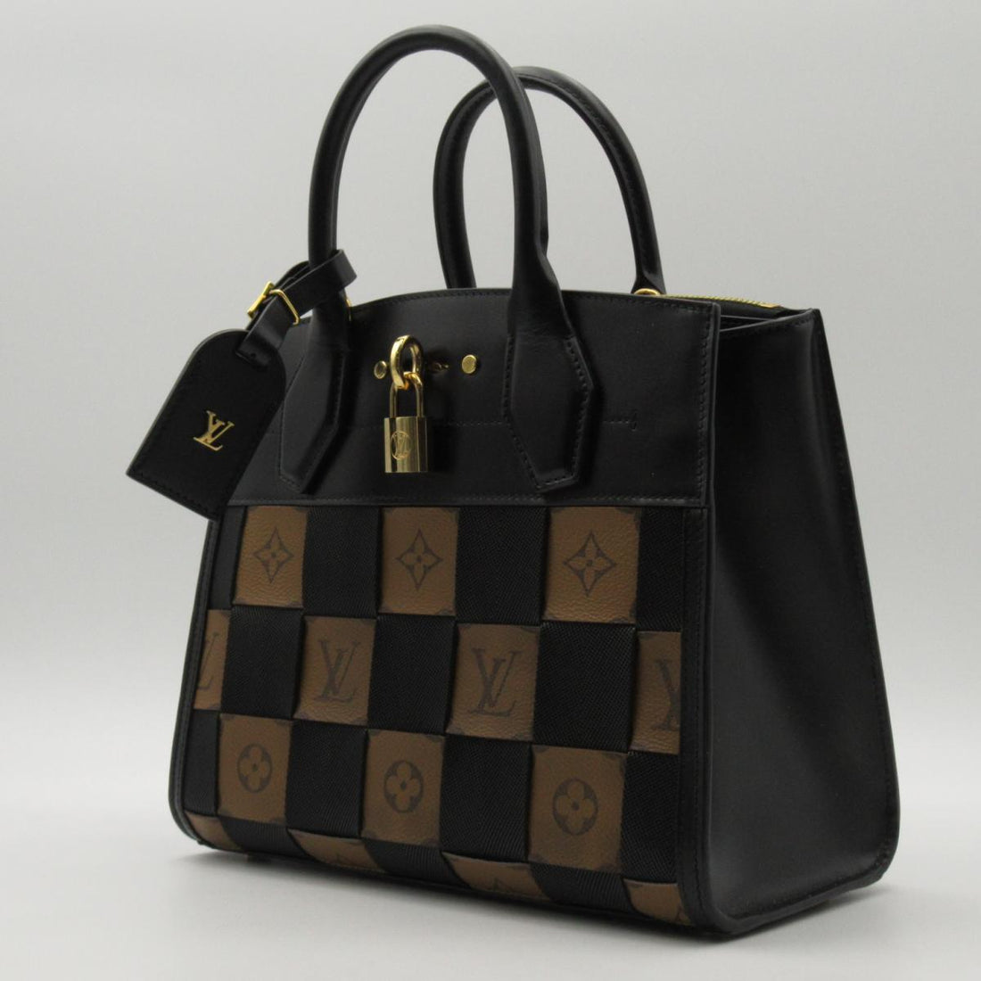 Monogram Damier Tressage City Steamer PM  M53252