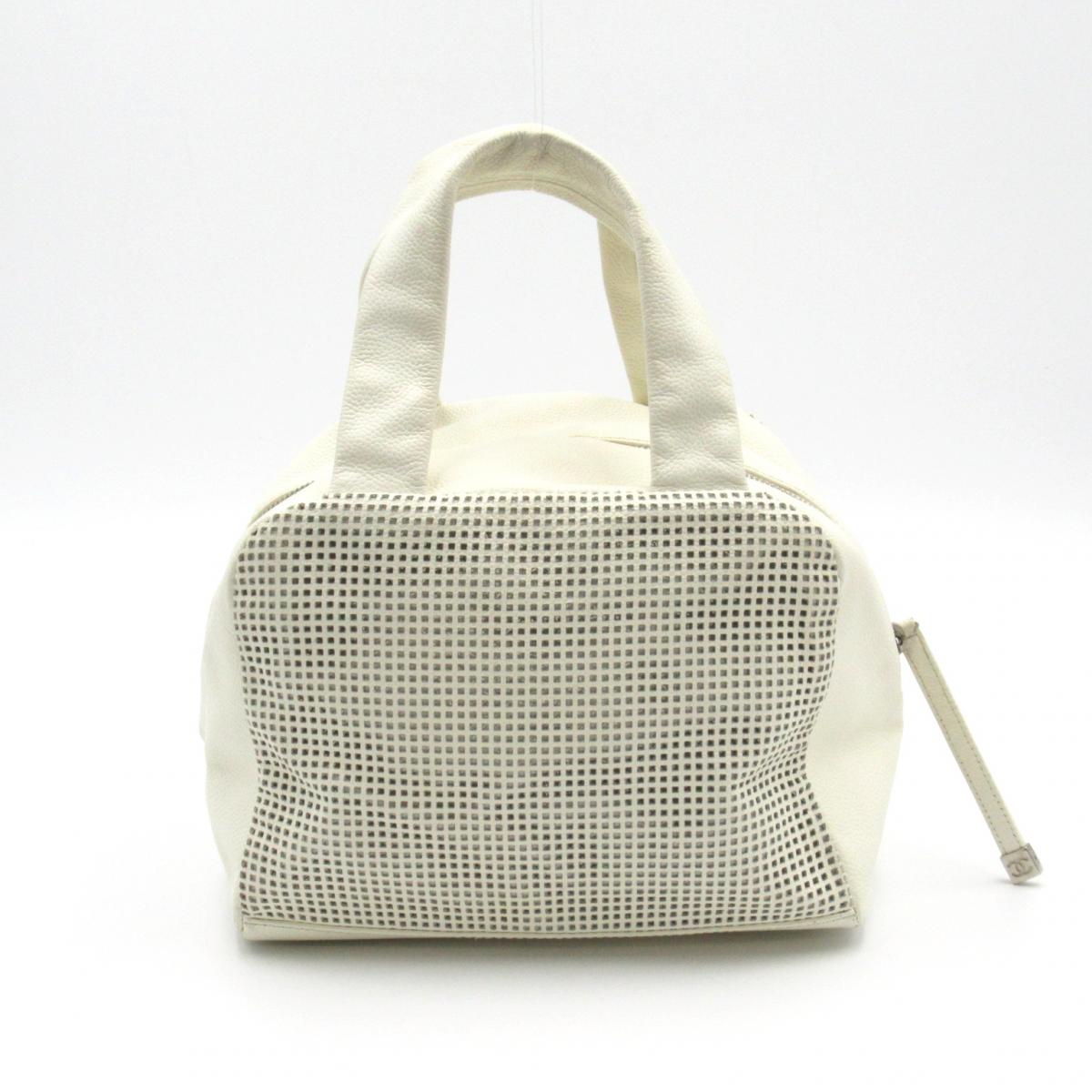 CC Perforated Leather Bowler Bag