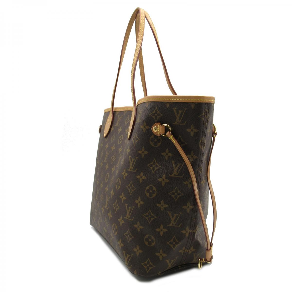 Louis-Vuitton-Monogram-Neverfull-MM-Tote-Bag-Hand-Bag-M40156