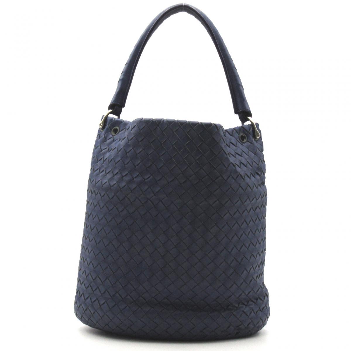 Nappa Leather Intercciato Bucket Bag 255690