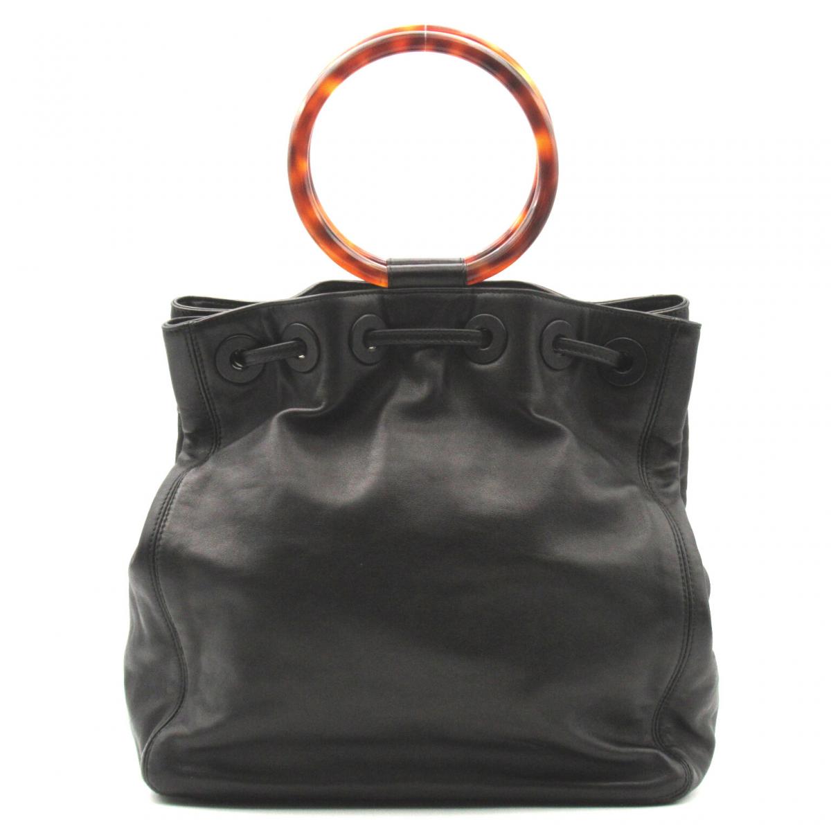 CC Drawstring Ring Handle Bag