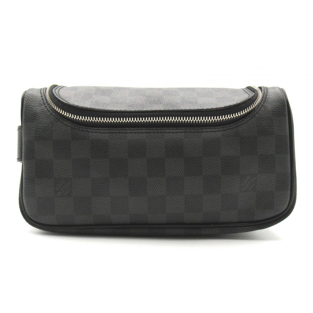 Toiletry Pouch Damier Graphite Canvas - Travel N47625
