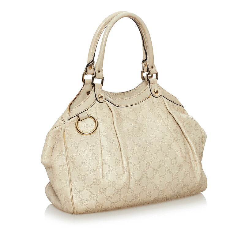 Guccissima Sukey Leather Handbag 211944