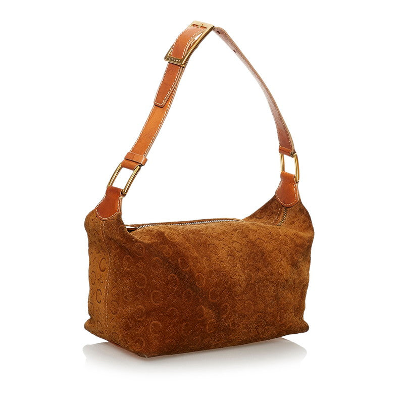 Macadam Suede Shoulder Bag