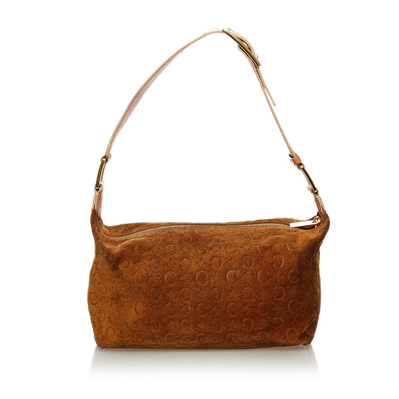 Macadam Suede Shoulder Bag